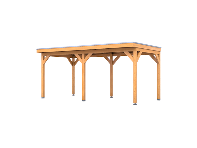 Douglas overkapping 302 x 578 cm, verando, pure - afbeelding 1 van  6