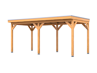 Douglas overkapping 302 x 578 cm, verando, pure - afbeelding 1 van  6