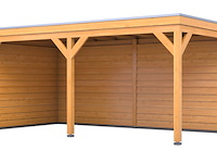 Douglas overkapping, 302 x 578 cm + wanden blank, verando, origin - afbeelding 1 van  2