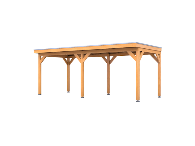 Douglas overkapping 302 x 656 cm, verando, pure - afbeelding 1 van  6