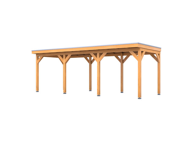 Douglas overkapping 302 x 735 cm, verando, pure - afbeelding 1 van  6