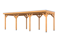 Douglas overkapping 302 x 735 cm, verando, pure - afbeelding 1 van  6