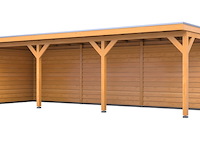 Douglas overkapping, 302 x 735 cm + wanden blank, verando, pure - afbeelding 1 van  2
