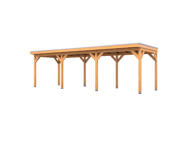 Douglas overkapping 302 x 864 cm, verando, pure - afbeelding 1 van  6
