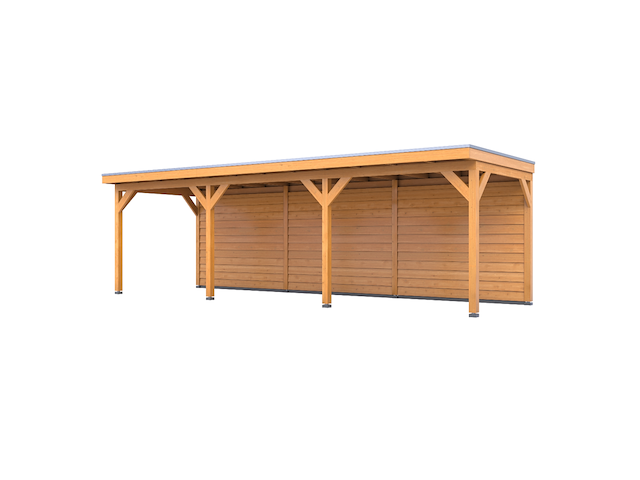 Douglas overkapping, 302 x 864 cm + wand blank, verando, pure - afbeelding 1 van  6