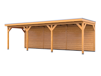 Douglas overkapping, 302 x 864 cm + wand blank, verando, pure - afbeelding 1 van  6