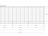 Douglas overkapping, 302 x 864 cm + wand blank, verando, pure - afbeelding 2 van  6