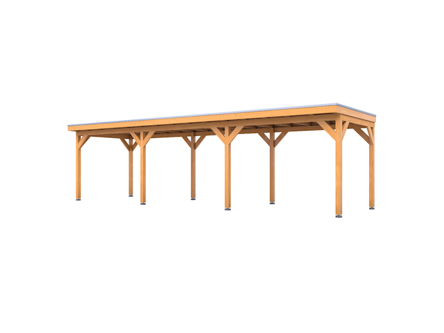 Douglas overkapping 302 x 981 cm, verando, pure - afbeelding 1 van  6
