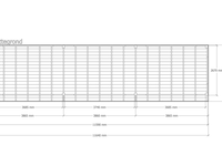 Douglas overkapping 302x1164cm verando, pure - afbeelding 2 van  6
