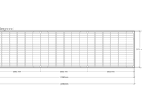 Douglas overkapping 302x1164cm + wanden zwart verando, origin - afbeelding 2 van  6