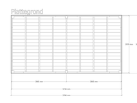 Douglas overkapping 302x578cm verando, origin - afbeelding 2 van  6