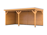 Douglas overkapping 302x578cm + wanden blank verando, pure - afbeelding 1 van  6