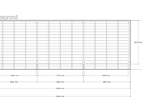 Douglas overkapping 302x864cm verando, pure - afbeelding 2 van  6