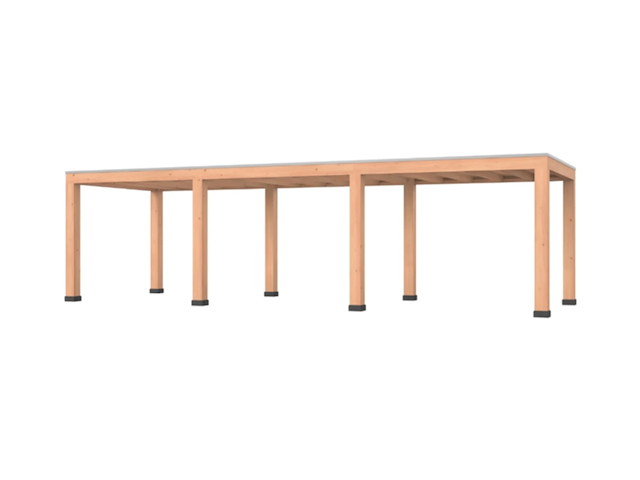 Douglas overkapping, 307 x 1169 cm verando, living - afbeelding 1 van  2