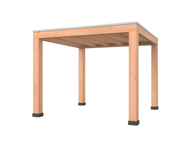 Douglas overkapping, 307 x 297 cm verando, living - afbeelding 1 van  2