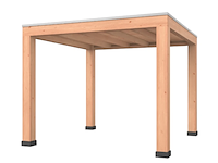 Douglas overkapping, 307 x 297 cm verando, living - afbeelding 1 van  2