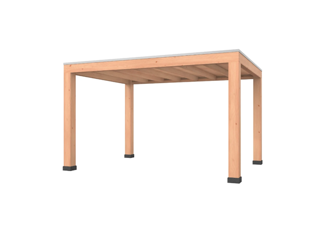 Douglas overkapping, 307 x 397 cm verando, living - afbeelding 1 van  2