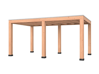 Douglas overkapping, 307 x 497 cm verando, living - afbeelding 1 van  2