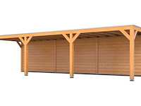 Douglas overkapping, 307 x 869 cm + wand blank, verando, living - afbeelding 1 van  2