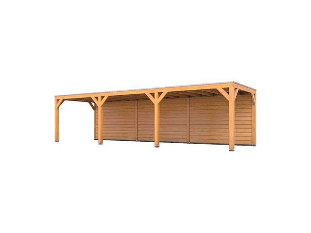 Douglas overkapping, 307 x 869 cm + wand blank, verando, living - afbeelding 1 van  6