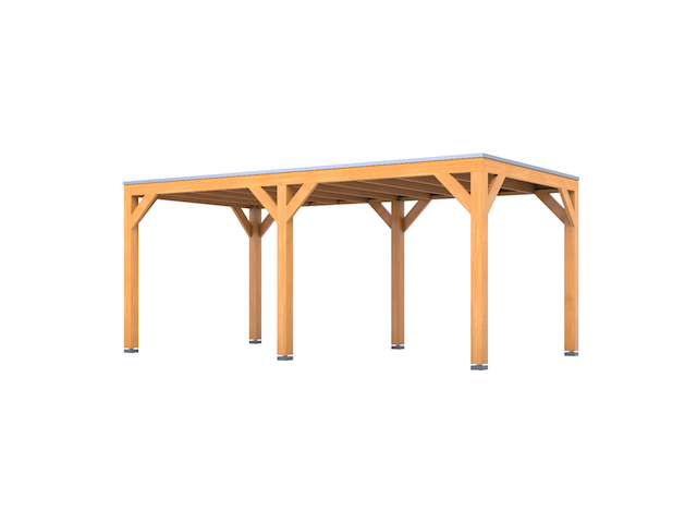 Douglas overkapping 307x583cm verando, living - afbeelding 1 van  6