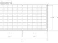 Douglas overkapping 307x583cm verando, living - afbeelding 2 van  6