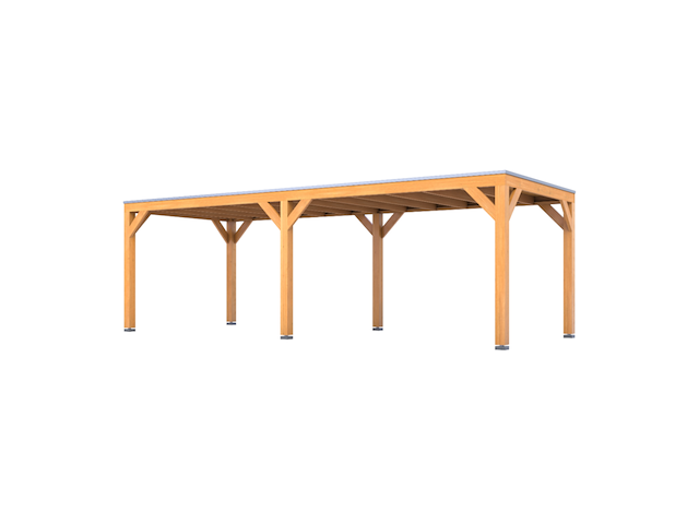 Douglas overkapping 307x783cm verando, living - afbeelding 1 van  6