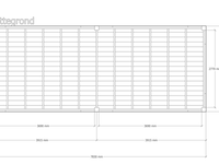 Douglas overkapping 307x783cm verando, living - afbeelding 2 van  6