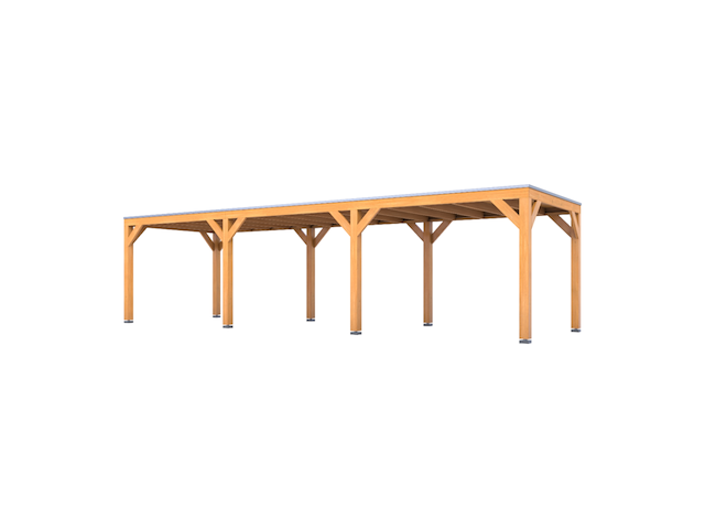 Douglas overkapping 307x986cm verando, living - afbeelding 1 van  6