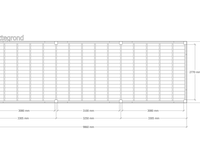 Douglas overkapping 307x986cm verando, living - afbeelding 2 van  6