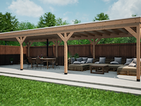 Douglas overkapping 400x1100cm verando - afbeelding 1 van  3