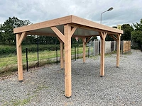 Douglas overkapping 400x400 cm - afbeelding 2 van  9