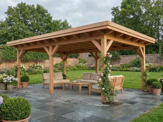 Douglas overkapping 400x500x253 cm - afbeelding 1 van  2