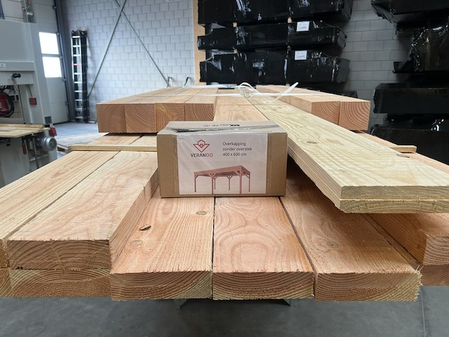 Douglas overkapping 400x600cm verando - afbeelding 3 van  8