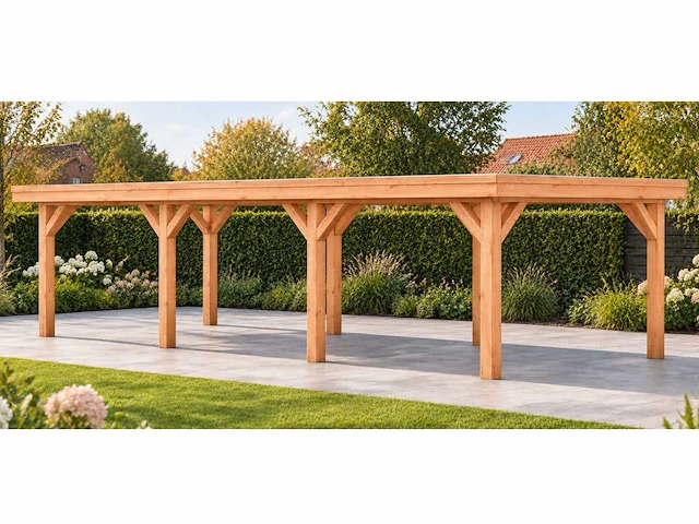 Douglas overkapping 400x600x253 cm - afbeelding 6 van  9
