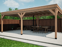 Douglas overkapping 400x700cm verando - afbeelding 1 van  3