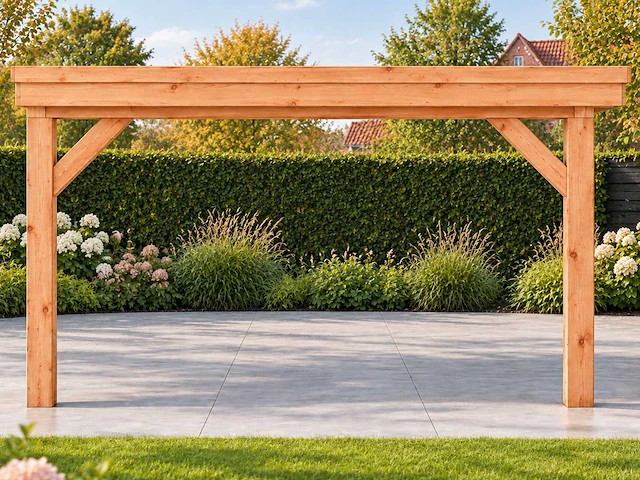 Douglas overkapping 400x800x253 cm - afbeelding 7 van  9