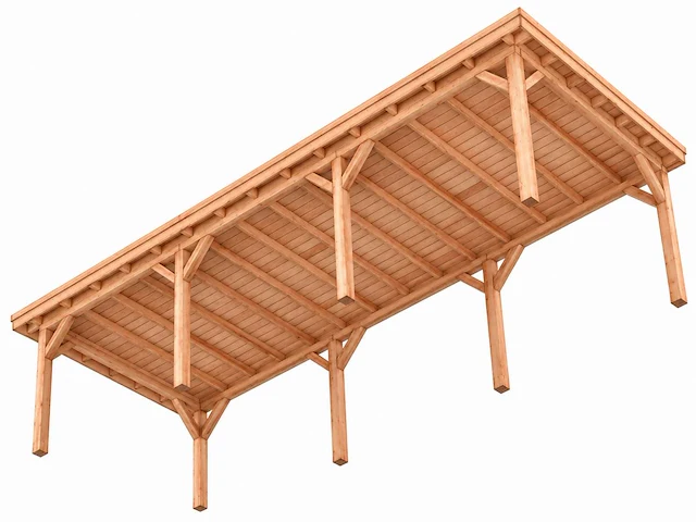 Douglas overkapping 400x800x253 cm - afbeelding 9 van  9