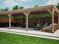 Douglas overkapping 400x900cm verando - afbeelding 2 van  7