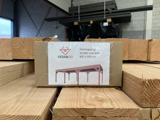 Douglas overkapping 400x900cm verando - afbeelding 4 van  7