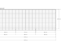 Douglas overkapping 402 x 1164 cm, verando, pure - afbeelding 2 van  6