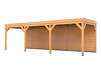 Douglas overkapping, 402 x 1164 cm + wand blank, verando, origin - afbeelding 1 van  6