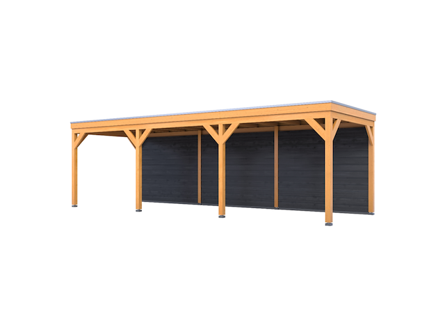 Douglas overkapping 402 x 1164 cm + wanden, verando, orgin - afbeelding 1 van  6