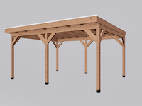 Douglas overkapping, 402 x 492 cm verando, pure - afbeelding 2 van  3