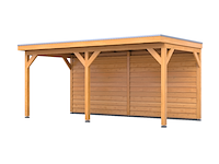 Douglas overkapping 402 x 492 cm + wanden, verando, pure - afbeelding 1 van  6