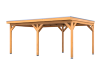 Douglas overkapping 402 x 578 cm, verando, pure - afbeelding 1 van  6