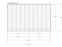 Douglas overkapping 402 x 656 cm, verando, pure - afbeelding 2 van  6