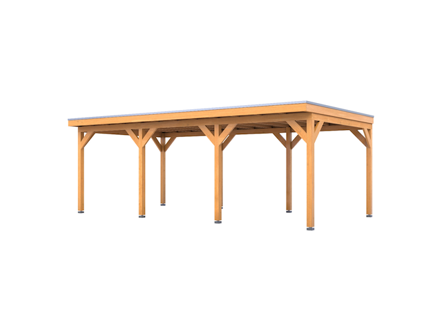 Douglas overkapping 402 x 735 cm, verando, pure - afbeelding 1 van  6