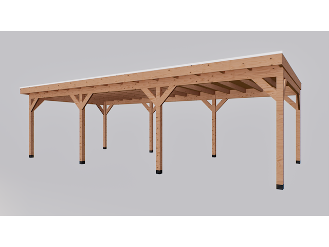 Douglas overkapping, 402 x 864 cm verando, pure - afbeelding 2 van  3