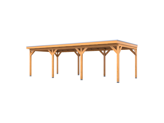 Douglas overkapping 402 x 864 cm, verando, pure - afbeelding 1 van  6